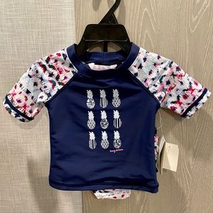SOLD⬇️🆕Tommy Bahama Kids Rash Guard Swimsuit-NWT